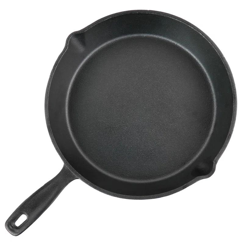 Oster 3 Piece Cast Iron Pre-Seasoned Frying Pans