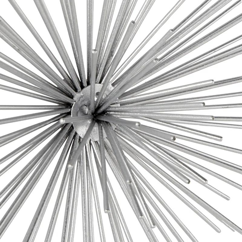 CosmoLiving by Cosmopolitan Metal 3D Long Spike Starburst Home Wall Decor Set