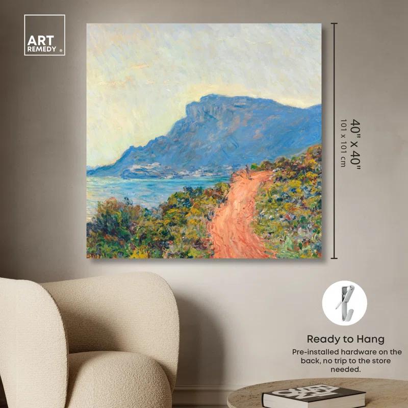 Art Remedy Monet's Monaco Coastal Wall Art by Art Remedy