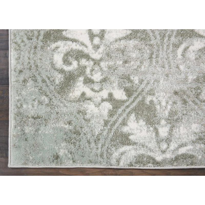Ophelia & Co. Mccay Abtract Neutral Gray Area Rug