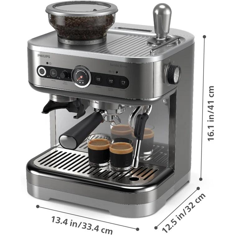Philips BaristaBrew Espresso Machine in Stainless Steel
