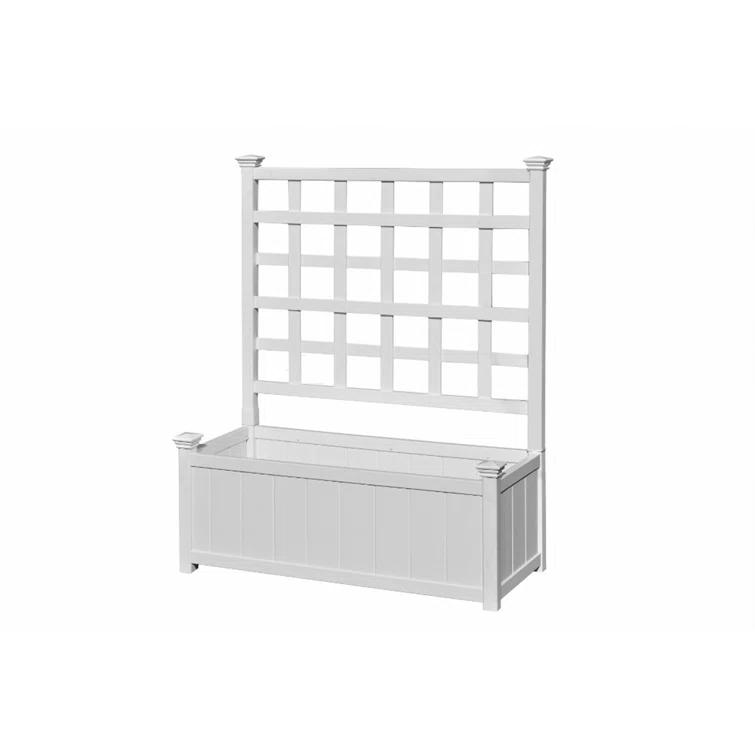 Vita Huron Planter Box with Trellis