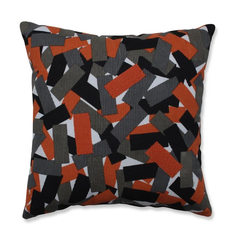 Pillow Perfect Appliqued Cotton Reversible Throw Pillow