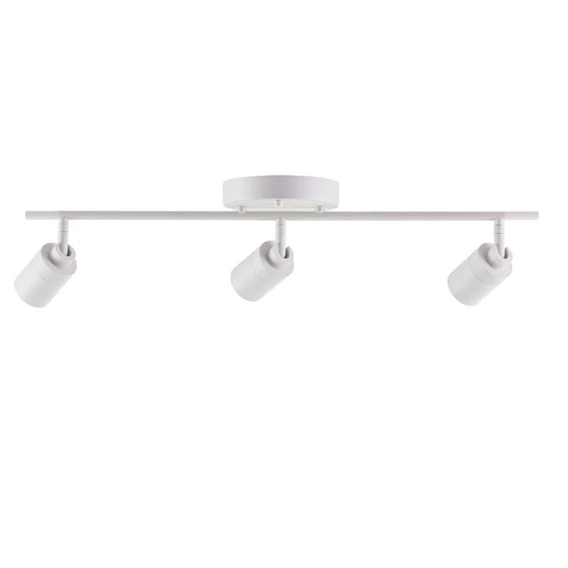Shura 3-Light Integrated LED Track Light with Rotatable Heads, 2 ft. Fixed Track Lighting Kit, 3000k, 1470 Lumens
