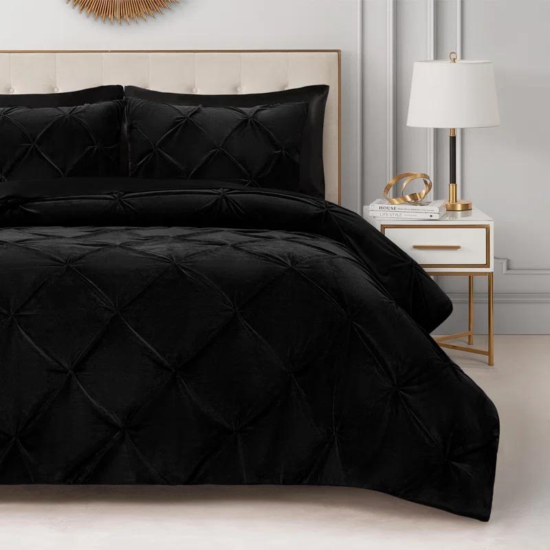 Juicy Couture Kiss Pleat Plush Micromink Comforter Sets & Reviews | Wayfair