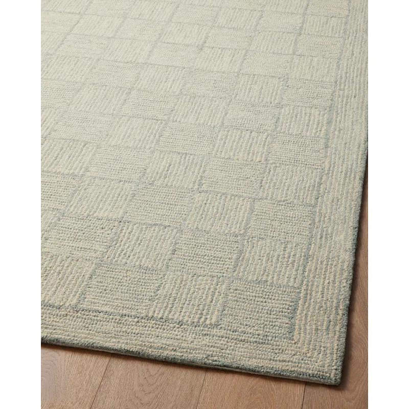 Chris Loves Julia x Loloi Chris Loves Julia x Loloi Francis Collection FRA-03 Silver / Sky, Contemporary  Area Rug