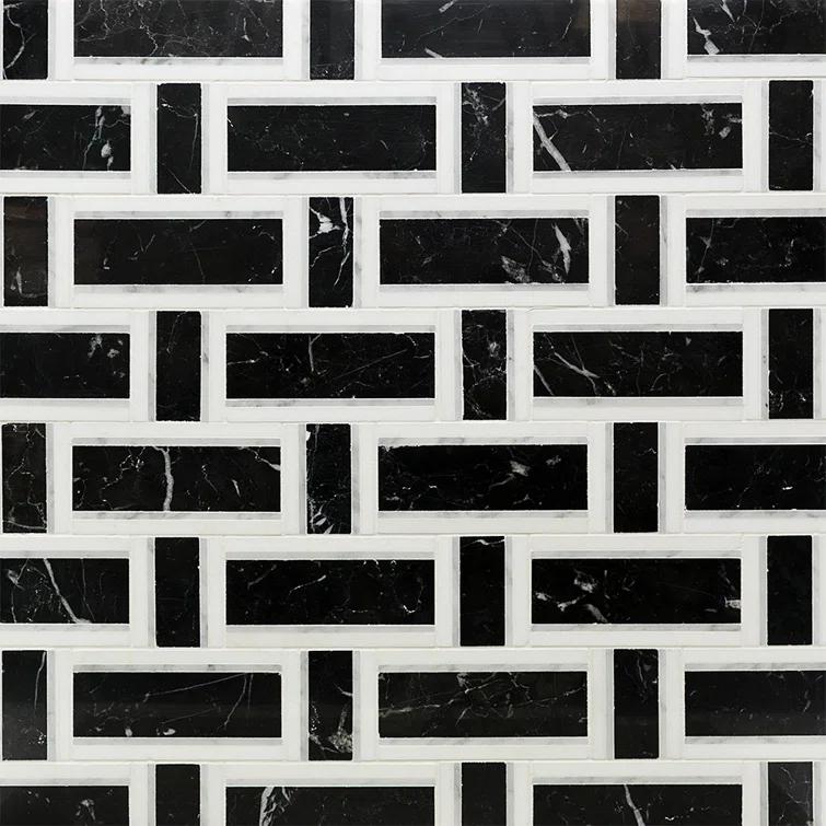 Bond Tile Mingle Natural Stone Mosaic Sheet Wall & Floor Tile