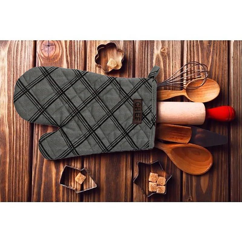 Evideco Evideco London Geometric Cotton Oven Mitt