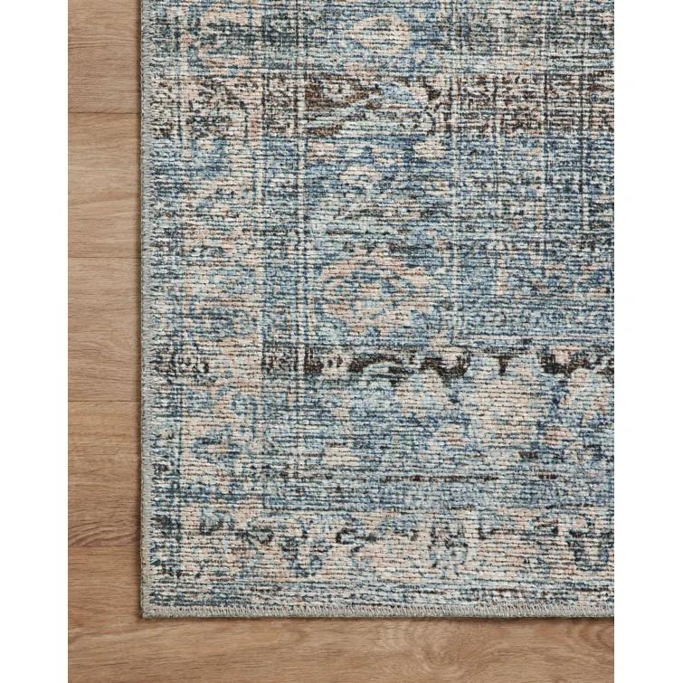 Amber Lewis x Loloi Amber Lewis x Loloi Billie Denim / Blush Area Rug