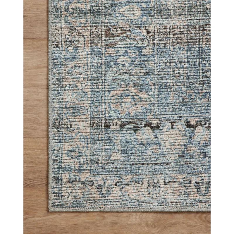 Amber Lewis x Loloi Amber Lewis x Loloi Billie Denim / Blush Area Rug