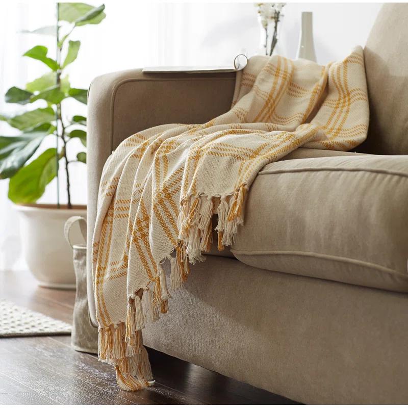 Design Imports Hand Woven Throw Blanket