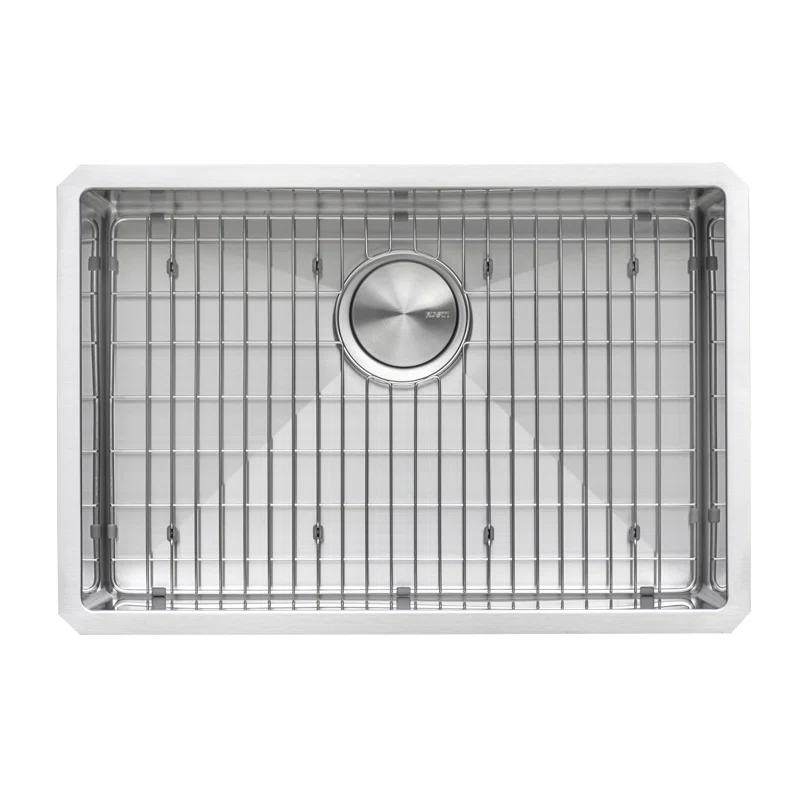 Ruvati RVH7250 Ruvati 28-inch Undermount 16 Gauge Stainless Steel Kitchen Sink Rounded Corners Single Bowl