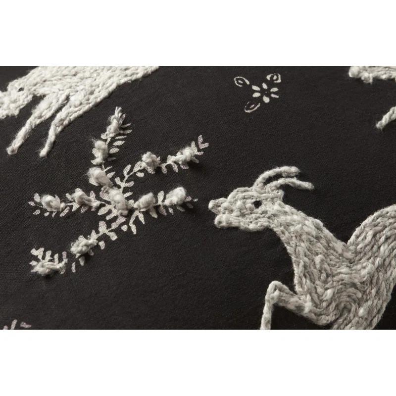 Loloi Rugs Tassels Cotton Throw Pillow