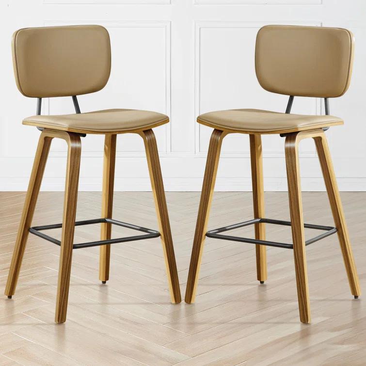 Corrigan Studio® 26" Upholstered Counter Height Bar Stools