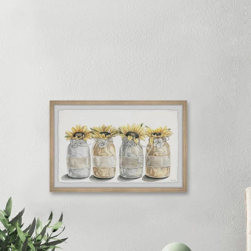 Marmont Hill " Floral Bloom Arrangement " Painting Print