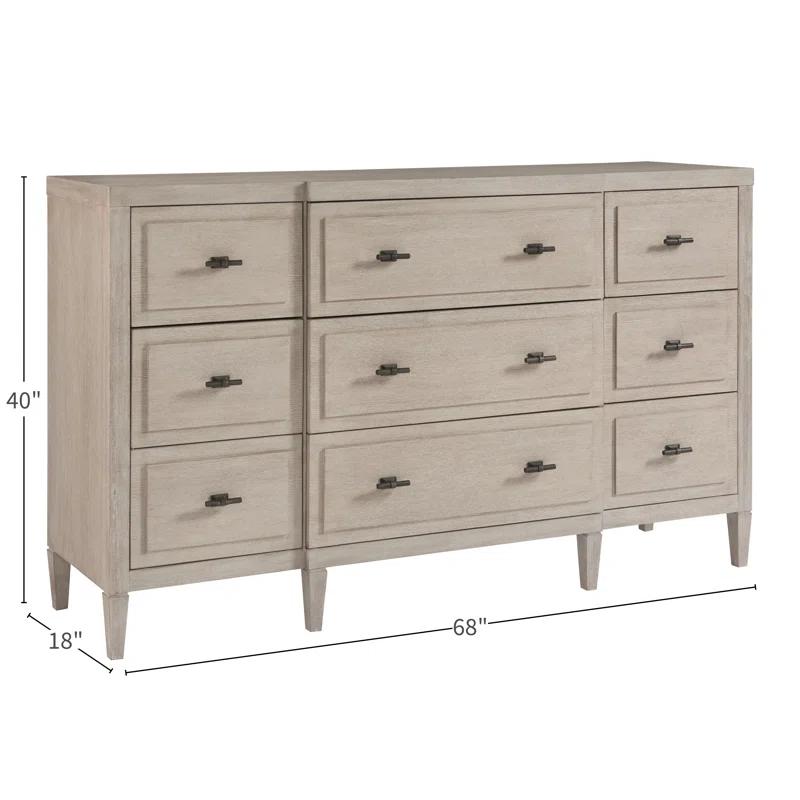 Laurel Foundry Modern Farmhouse® Troy 68'' W 9 - Drawer Dresser
