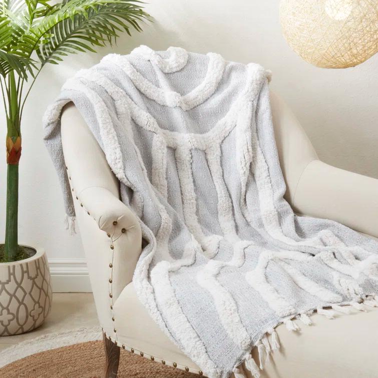 Saro Sevan Collection Throw Blanket