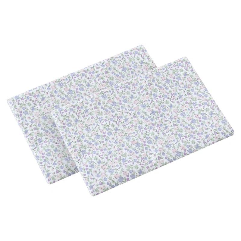 Laura Ashley Printed Cotton Percale Pillowcase Set (Set of 2)