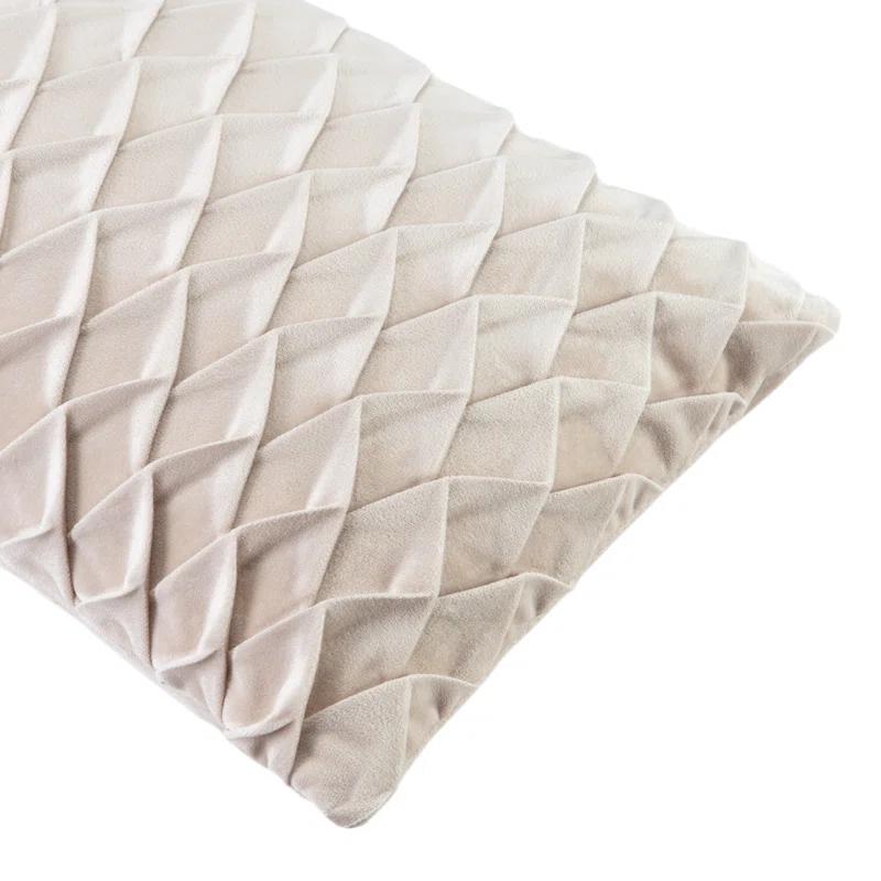 Chanasya Chanasya Gem Textured Velvet Decorative Throw Pillow Cover