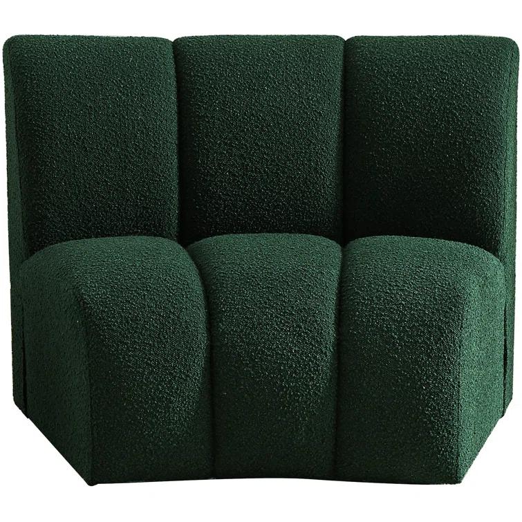 Everly Quinn Izen 43" W Boucle Fabric Modular Chair