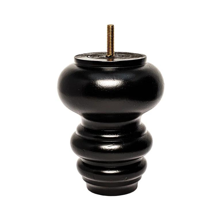 Architectural Products by Outwater L.L.C. Solid Hardwood Sofa and Chair Bun Foot Leg