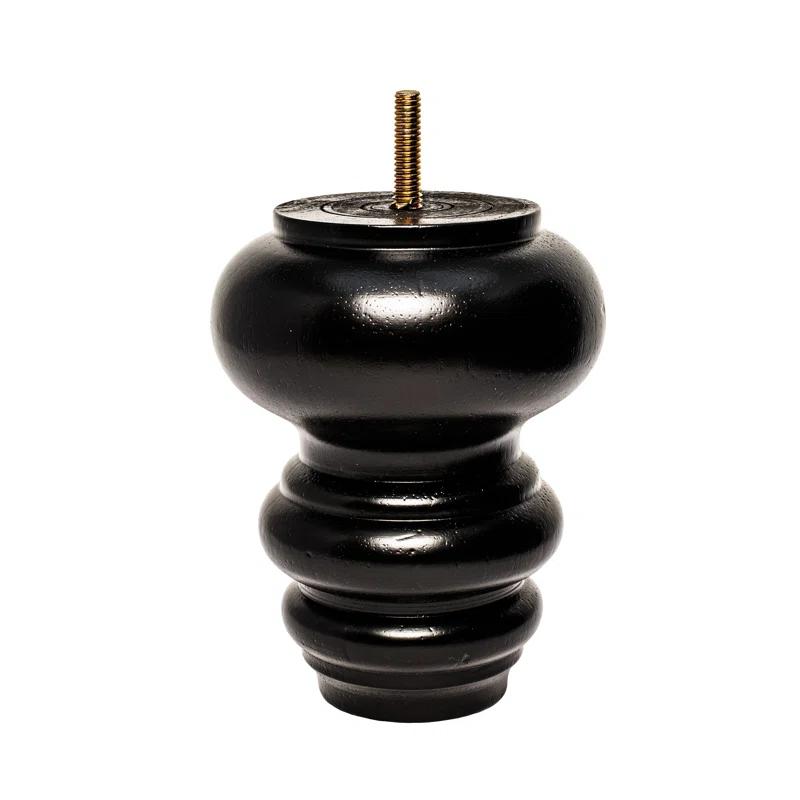 Architectural Products by Outwater L.L.C. Solid Hardwood Sofa and Chair Bun Foot Leg