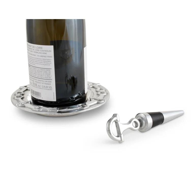 Arthur Court Designs Equestrian Aluminum Round 1 Piece Coaster