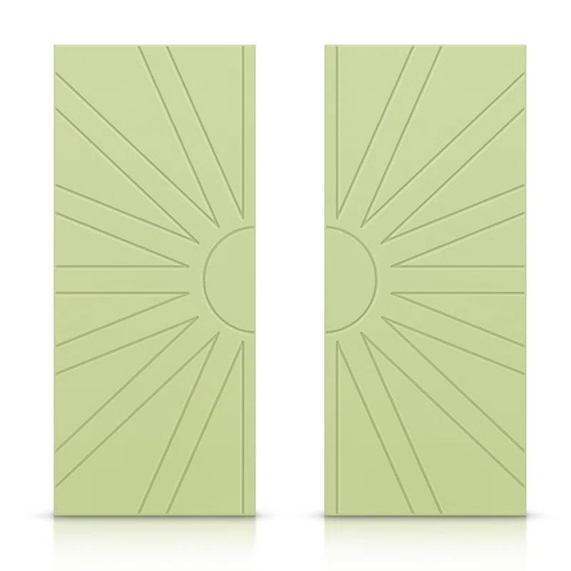 Calhome Hollow Paneled Painted Sliding Closet Doors