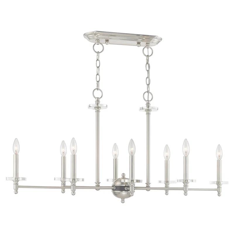 Willa Arlo™ Interiors Christofer 8 - Light Dimmable Transitional Linear Chandelier
