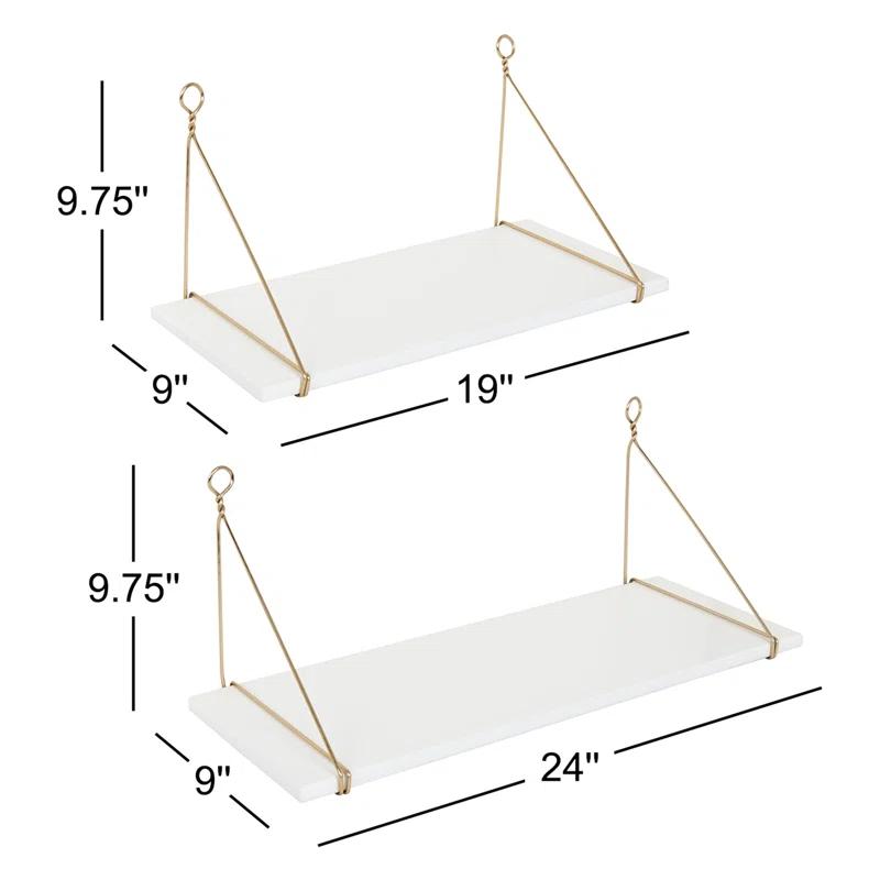 Doddington 2 Piece Bracket Shelf