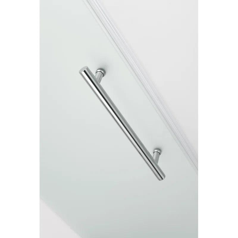 Belmore 48 x 72 Hinged Frameless Shower Door