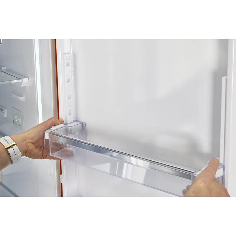 Unique Appliances Classic Retro 24 In 12 Cu.ft Bottom Mount Fridge Auto Defrost, Energy Star Certified, Counter Depth UGP-340L O AC