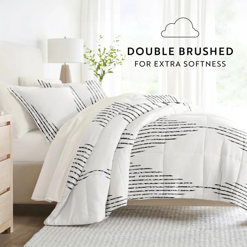 7-Piece Bedding Bundle - Pattern Comforter and Sheet Set