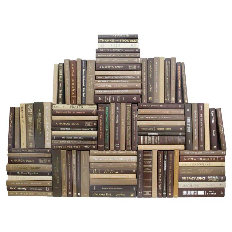 Booth & Williams Modern Chocolate Book Wall