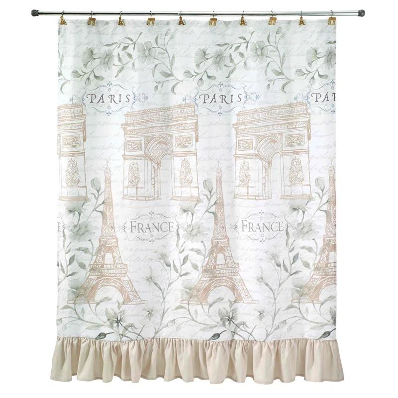 Avanti Linens Avanti Linens Paris Botanique Shower Curtain & Hook Set