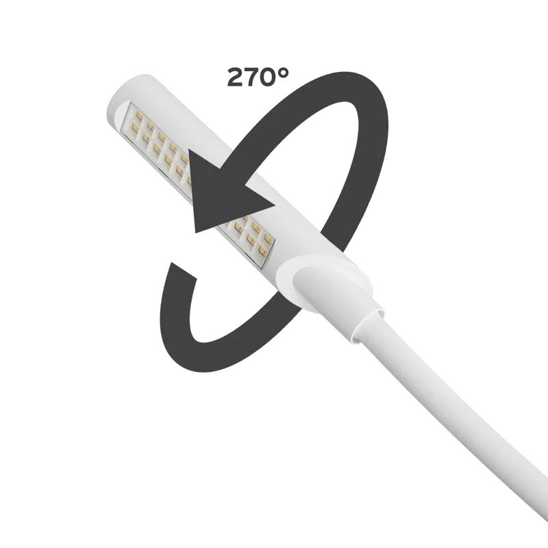 Reliable Corporation Reliable UberLight Flex 3100TL Led Task Light, Clamp, White