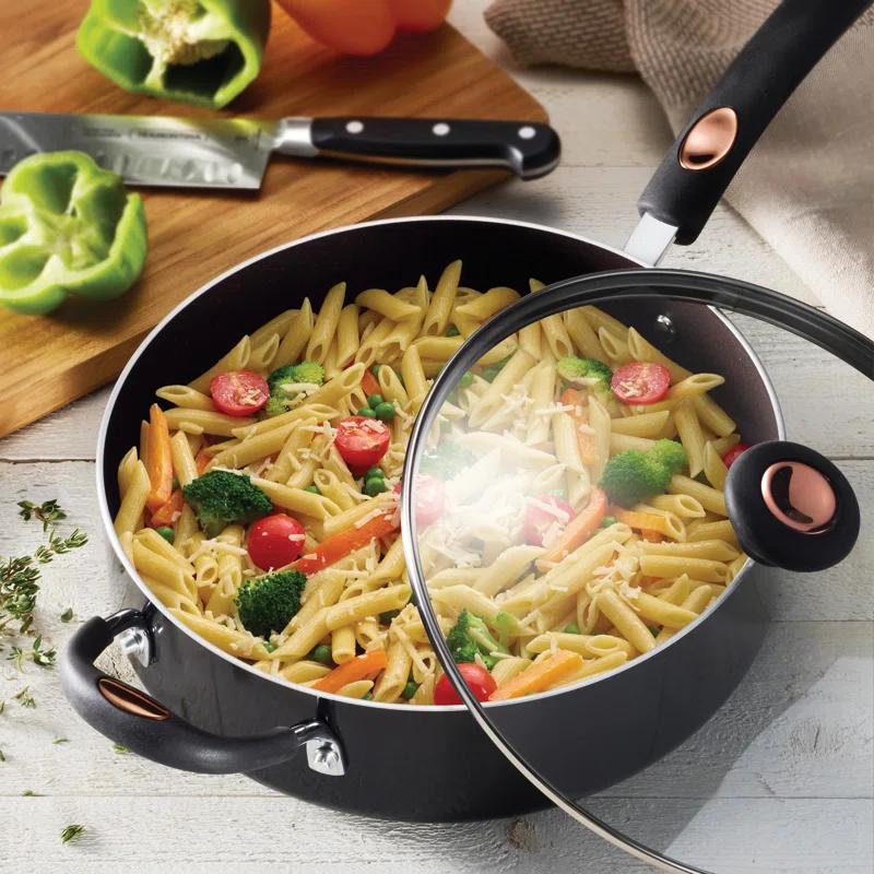 Tramontina Tramontina 5.5 qt. Non-Stick Aluminum Saute Pan with Lid