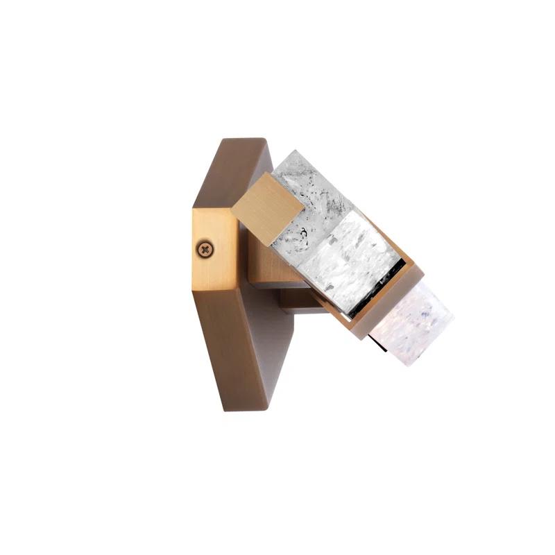 Modern Forms Regal 18" Dimmable LED Vanity Light With Crystal Shade