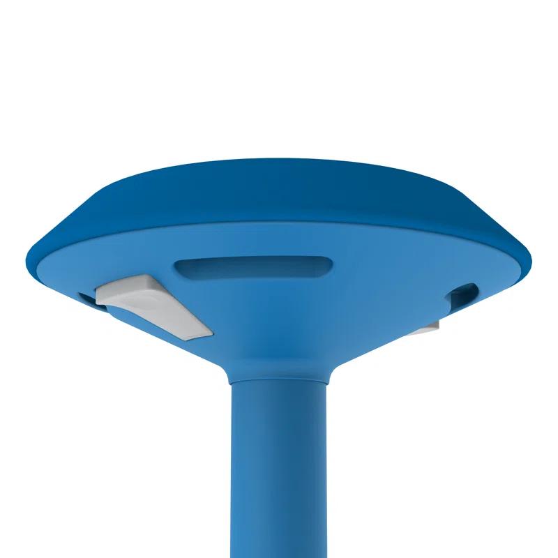 Learniture Height-Adjustable Classroom Backless Active Motion Stool with Padded Seat