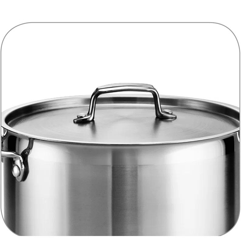 Tramontina Tramontina Gourmet Aluminum Stock Pot with Lid