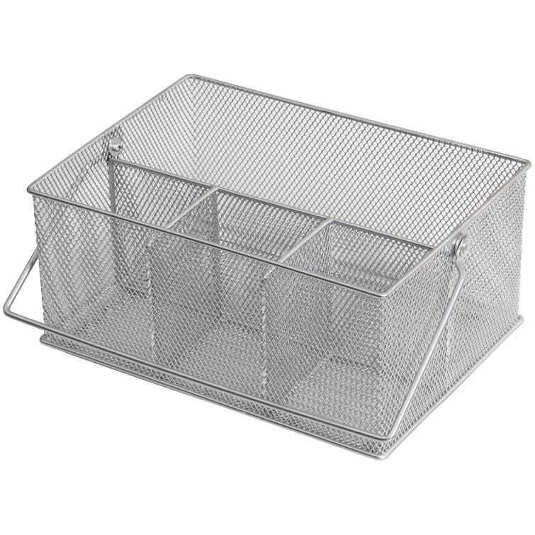 YBM Home Metal Rectangle Flatware Caddy