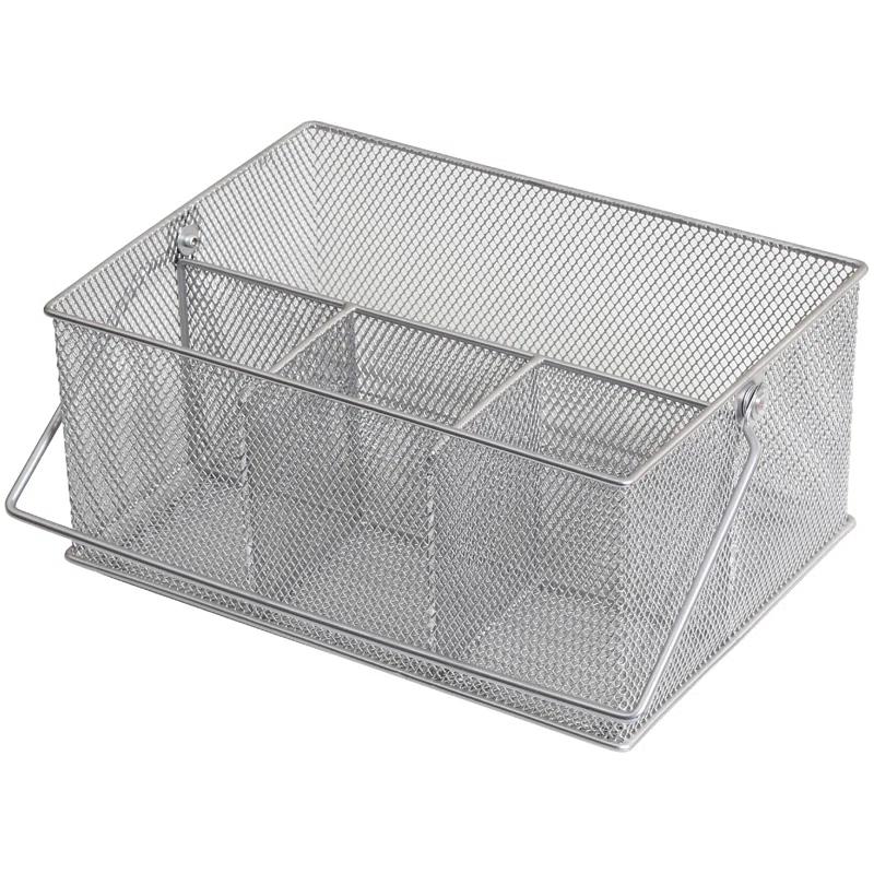 YBM Home Metal Rectangle Flatware Caddy