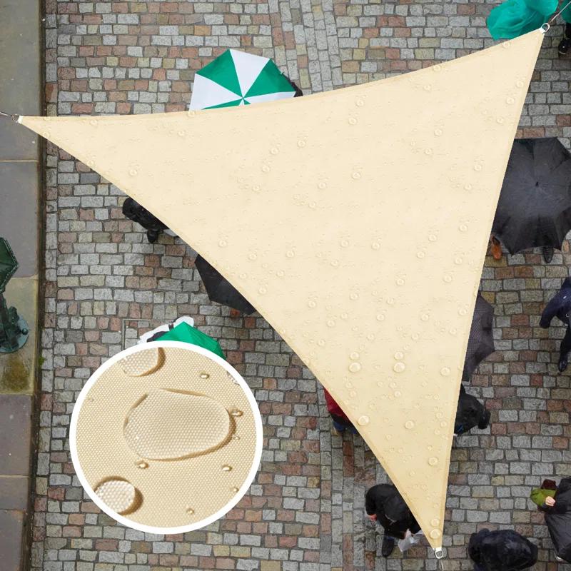 ColourTree Waterproof 16' x 16' x 16' Triangle Shade Sail