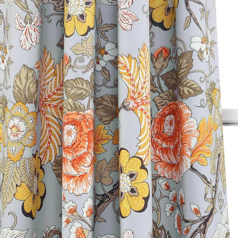 Lush Decor Floral Room Darkening Thermal Curtain Panels (Set of 2)