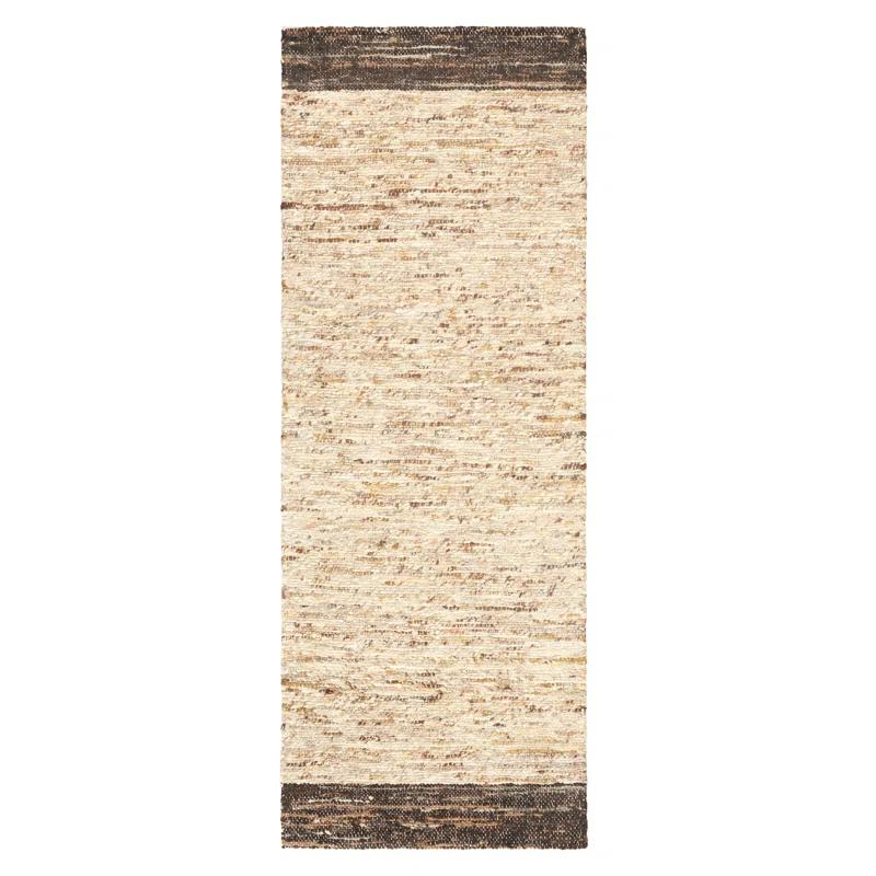 TOWN & COUNTRY Terra Montana Handcrafted Area Rug Beige/Dark Brown