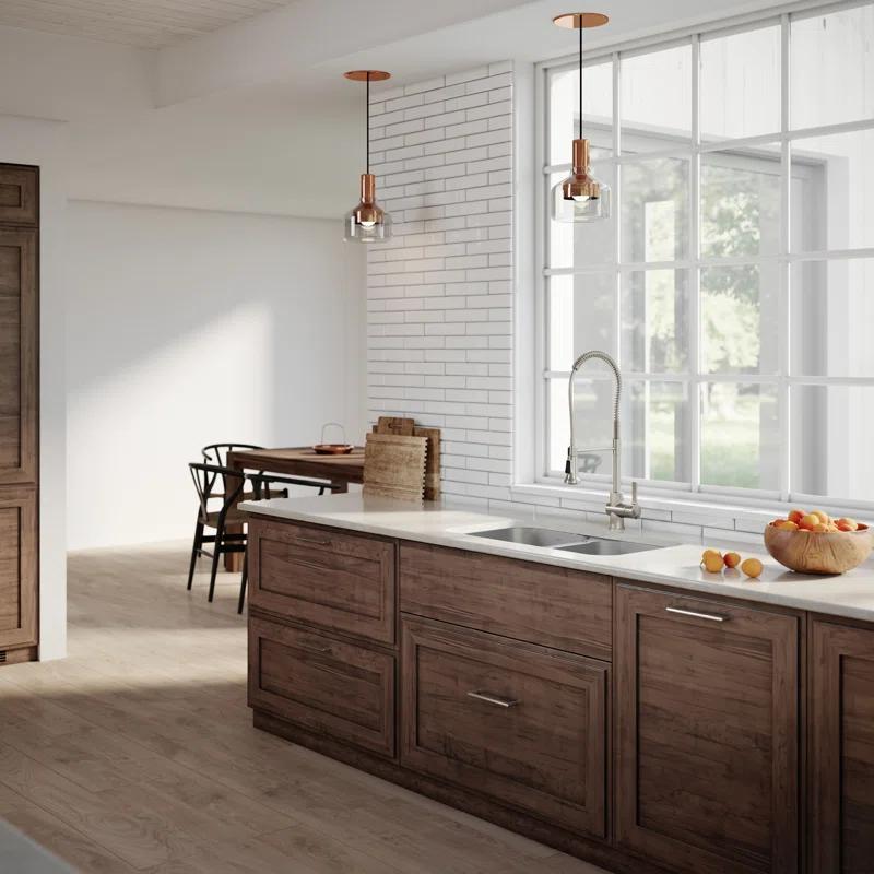 Kraus KRAUS Premier 32-inch L 18 Gauge Undermount 50/50 Double Bowl Stainless Steel Kitchen Sink KBU29