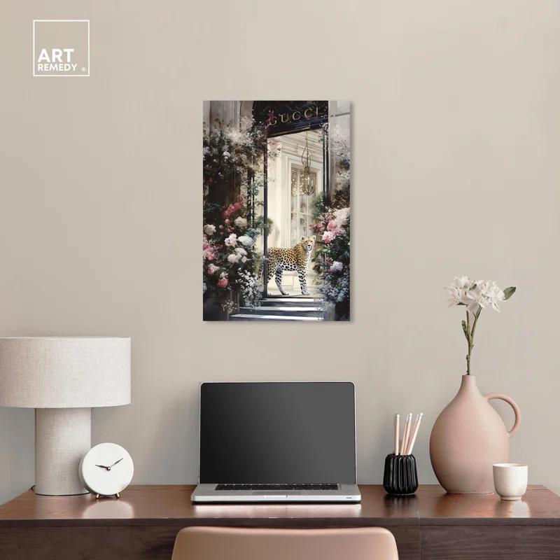 Art Remedy Flower Storefront Canvas Fashion Designer Wall Art by Art Remedy