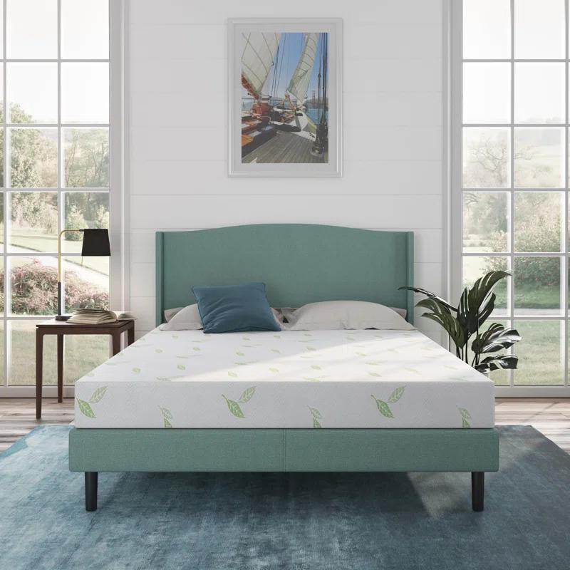 Nap Queen Anula, Green Tea Infused Medium Firm Memory Foam Mattress