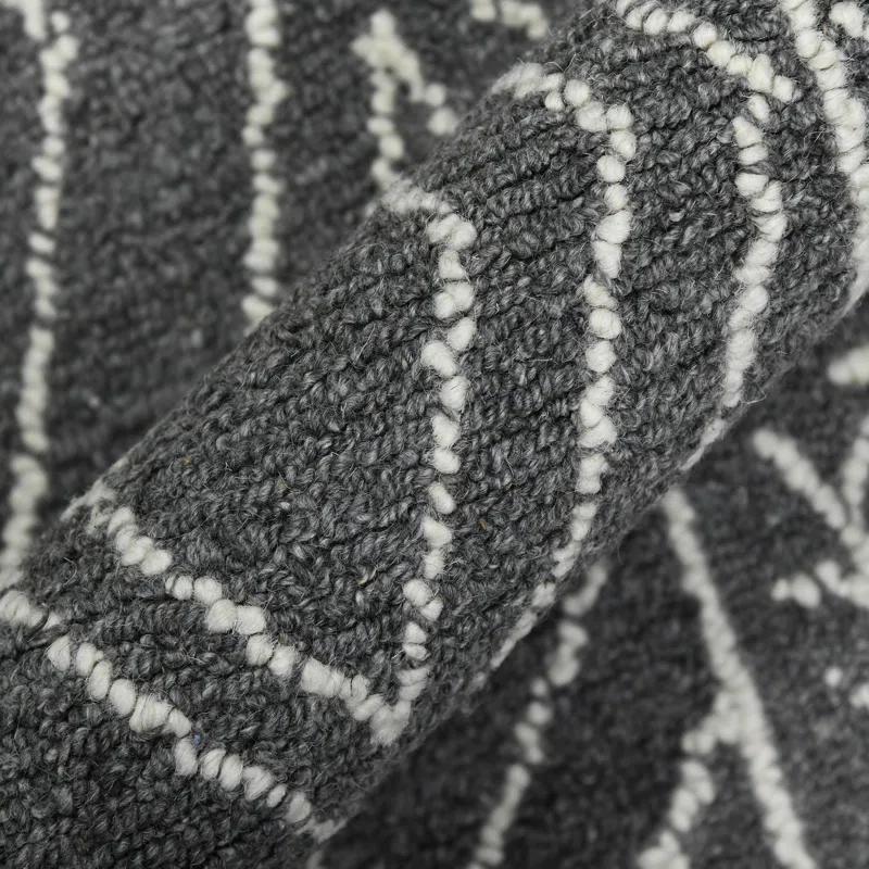 Union Rustic Ahniyla Wool Geometric Rug