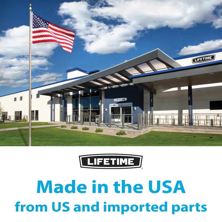 Lifetime Lifetime Height Adjustable Portable Basketball Hoop (50" Polycarbonate Backboard)